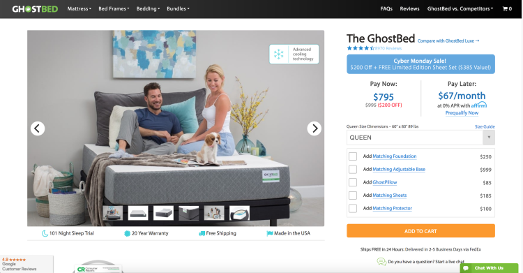 GhostBed returned from Klarna to access more customers - Image 3