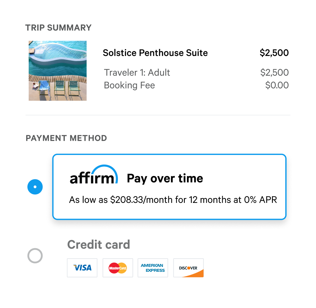 pay for travel with affirm