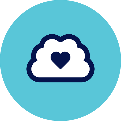 Mental Wellness at Affirm employee resource group logo with cloud icon in teal