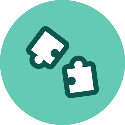 Neurodiversity at Affirm employee resource group logo with interconnected nodes in green