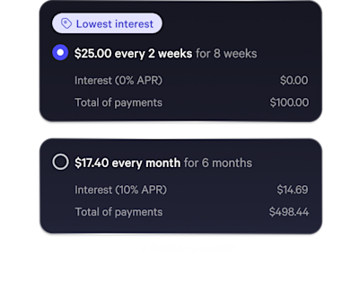 Affirm card programs