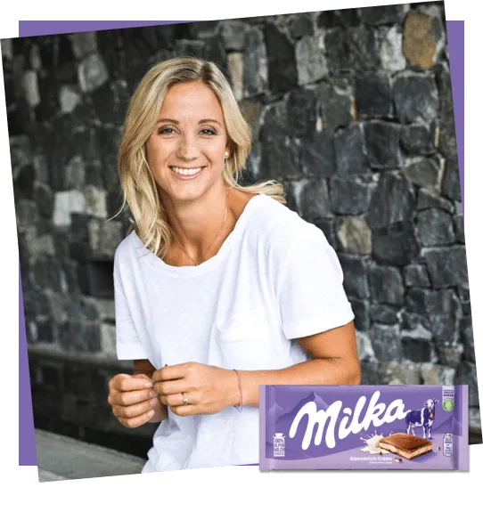 Michaela „Michi“ Kirchgasser Image- milka-markenbotschafter