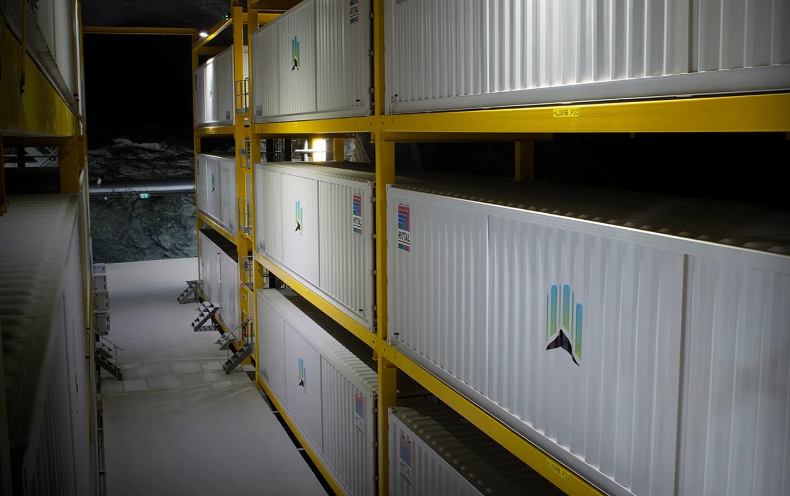 Northern Data’s mining containers in Lefdal Mine, Måløy. Source: Northern Data