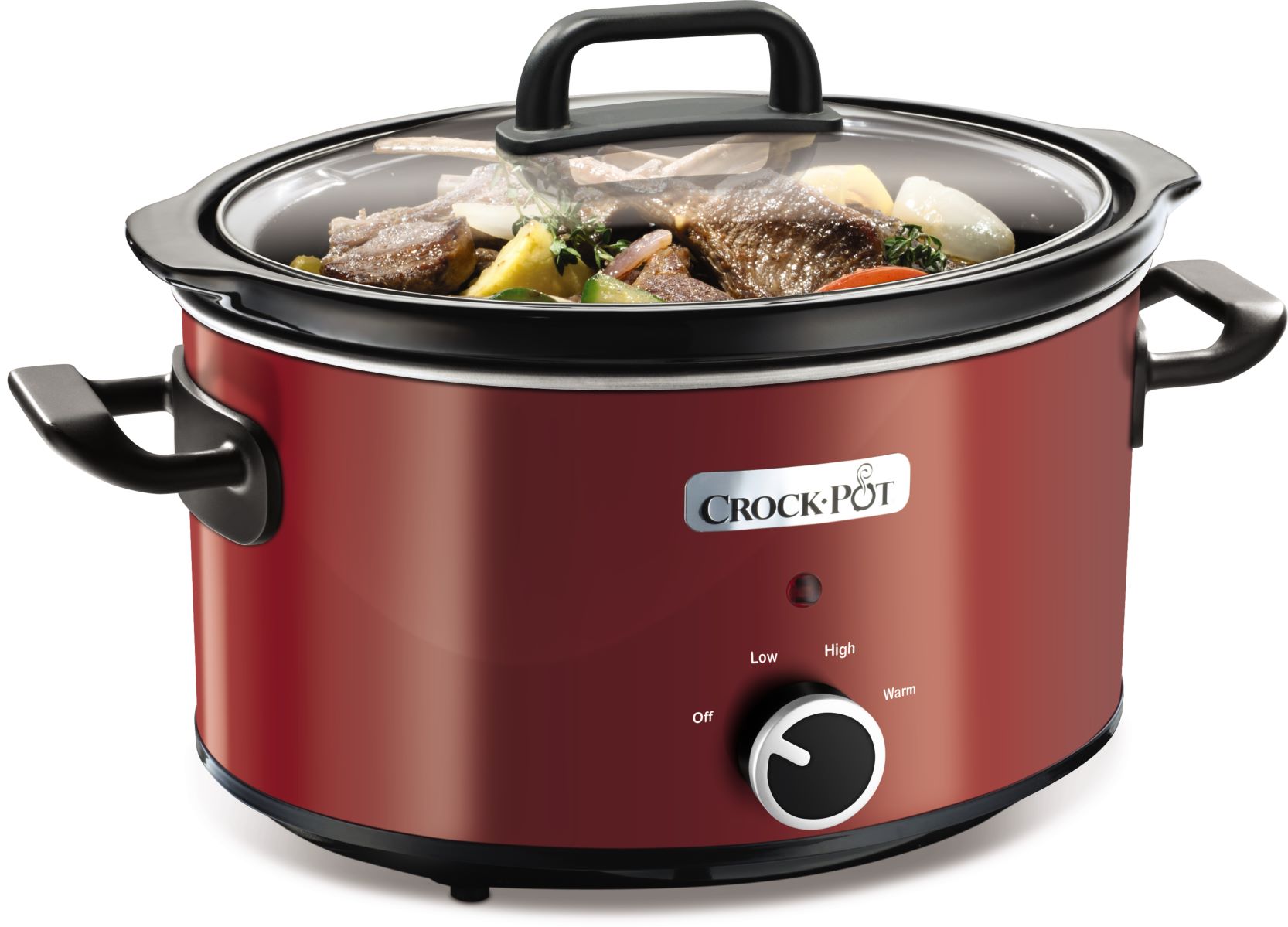 red slow cooker