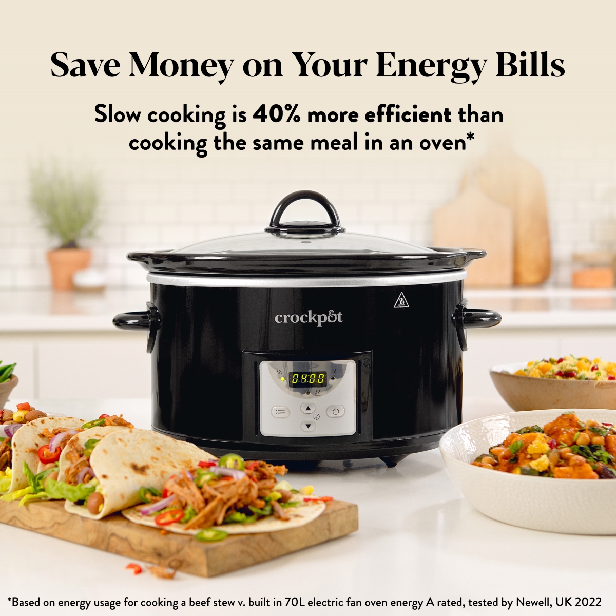 How much energy does best sale a crock pot use