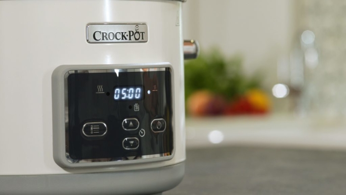 Slow Cooker Crock Pot Duraceramic Saute Slow Blanca 5 Litros