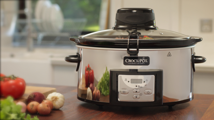 Crock-pot, olla de cocción lenta, con capacidad de 5.7 litros.
