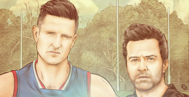 Blog post image: Holden hooks up with Wil Anderson and Charlie Clausen for AFL podcast