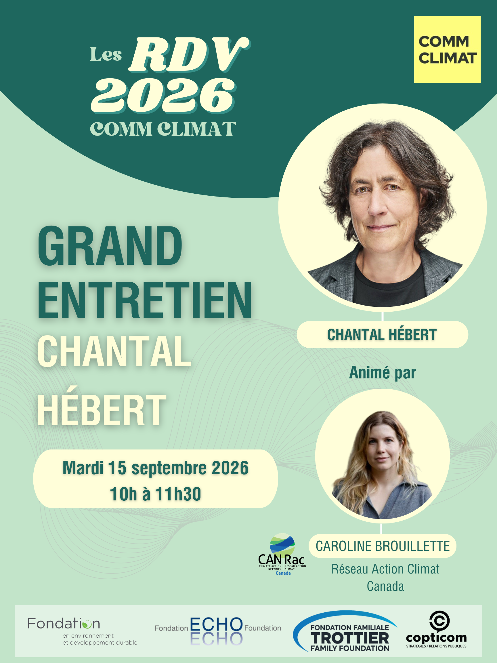 Visuel Entretien Chantal Hébert 2026 Chantal Hébert 2026