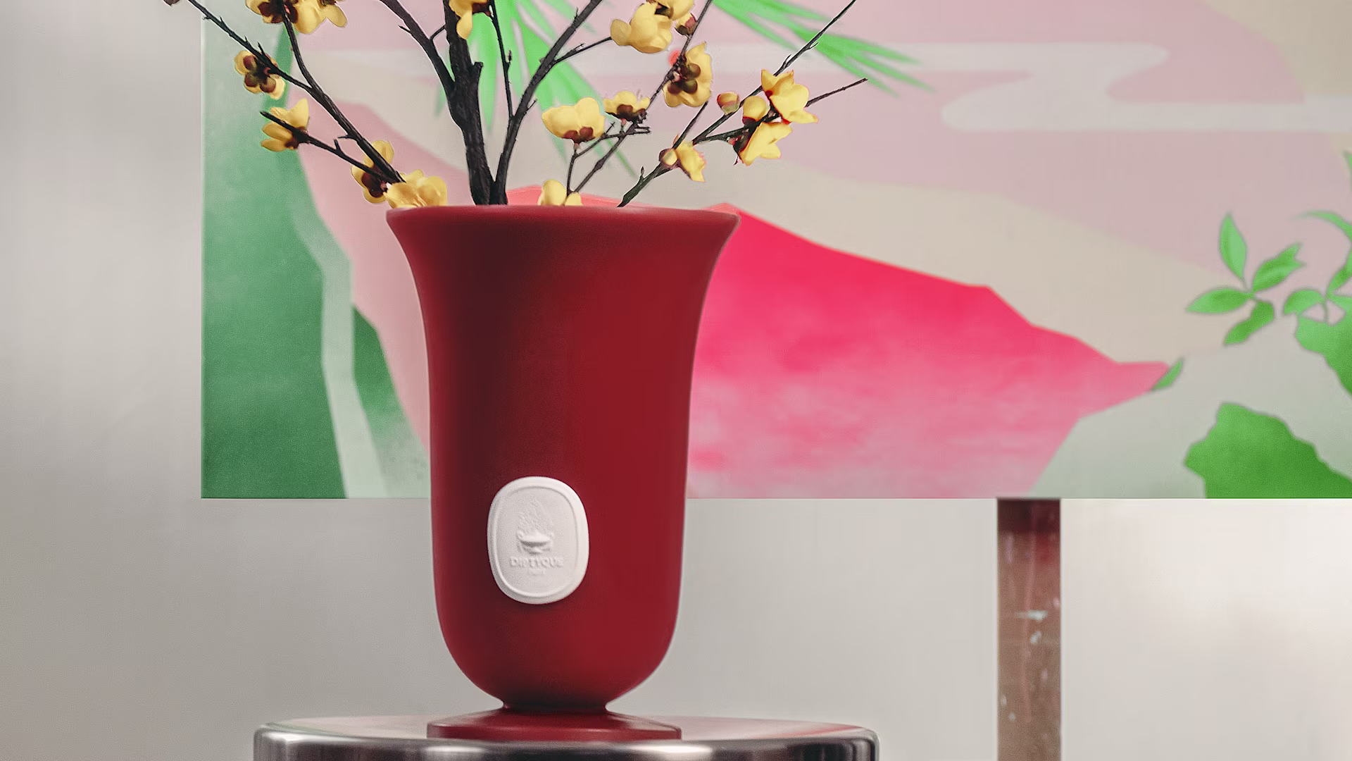 Vibrant Red Medicis Vase