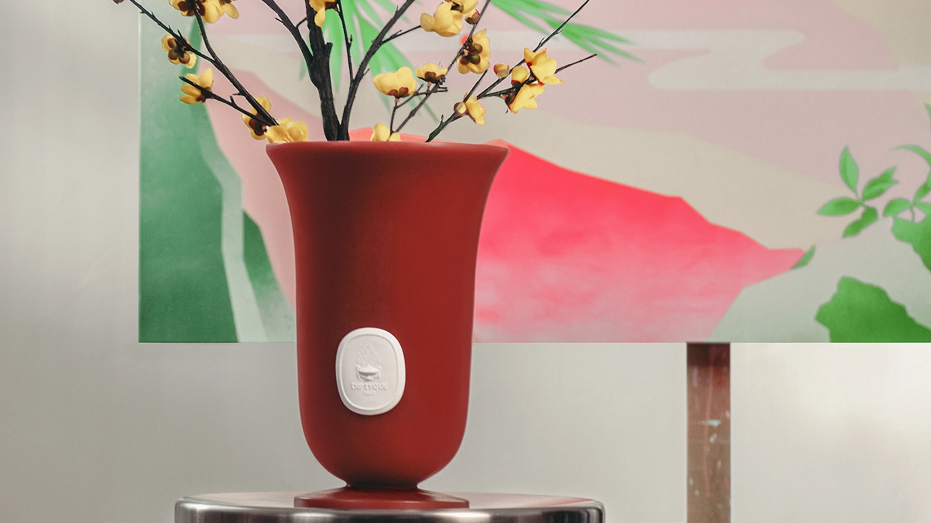 Vibrant Red Medicis Vase