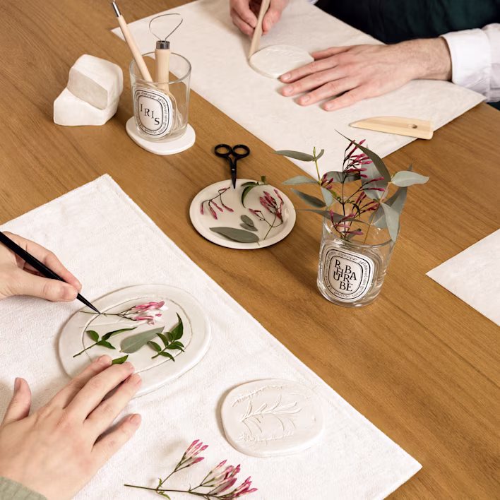 Façonner son duo d’empreintes végétales