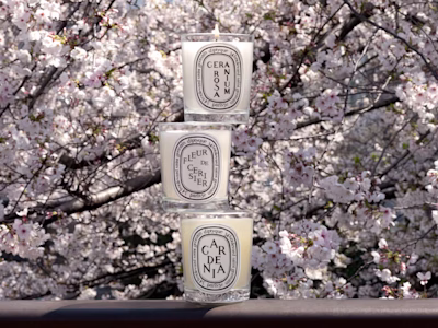 春のキャンドル