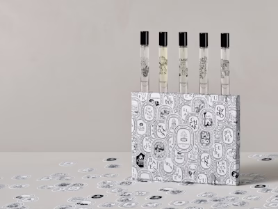 Set of 5 Eaux de toilette - To compose