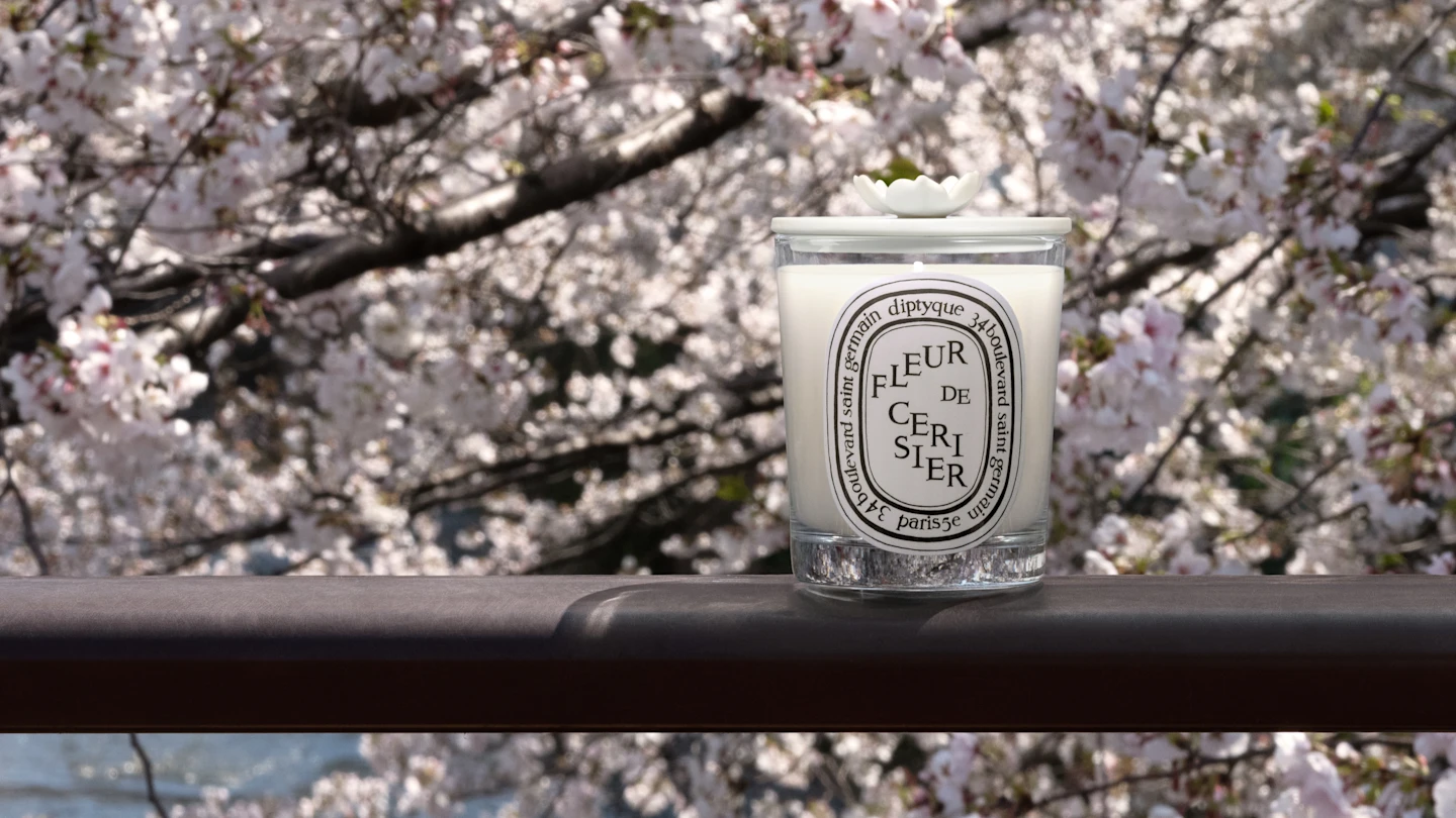 La bougie Fleur de Cerisier