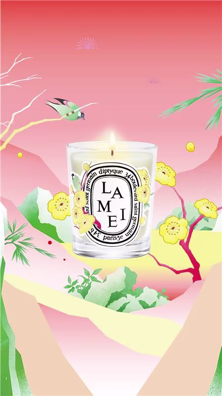 Discover the limited edition Lamei candle, a symbol of renewal