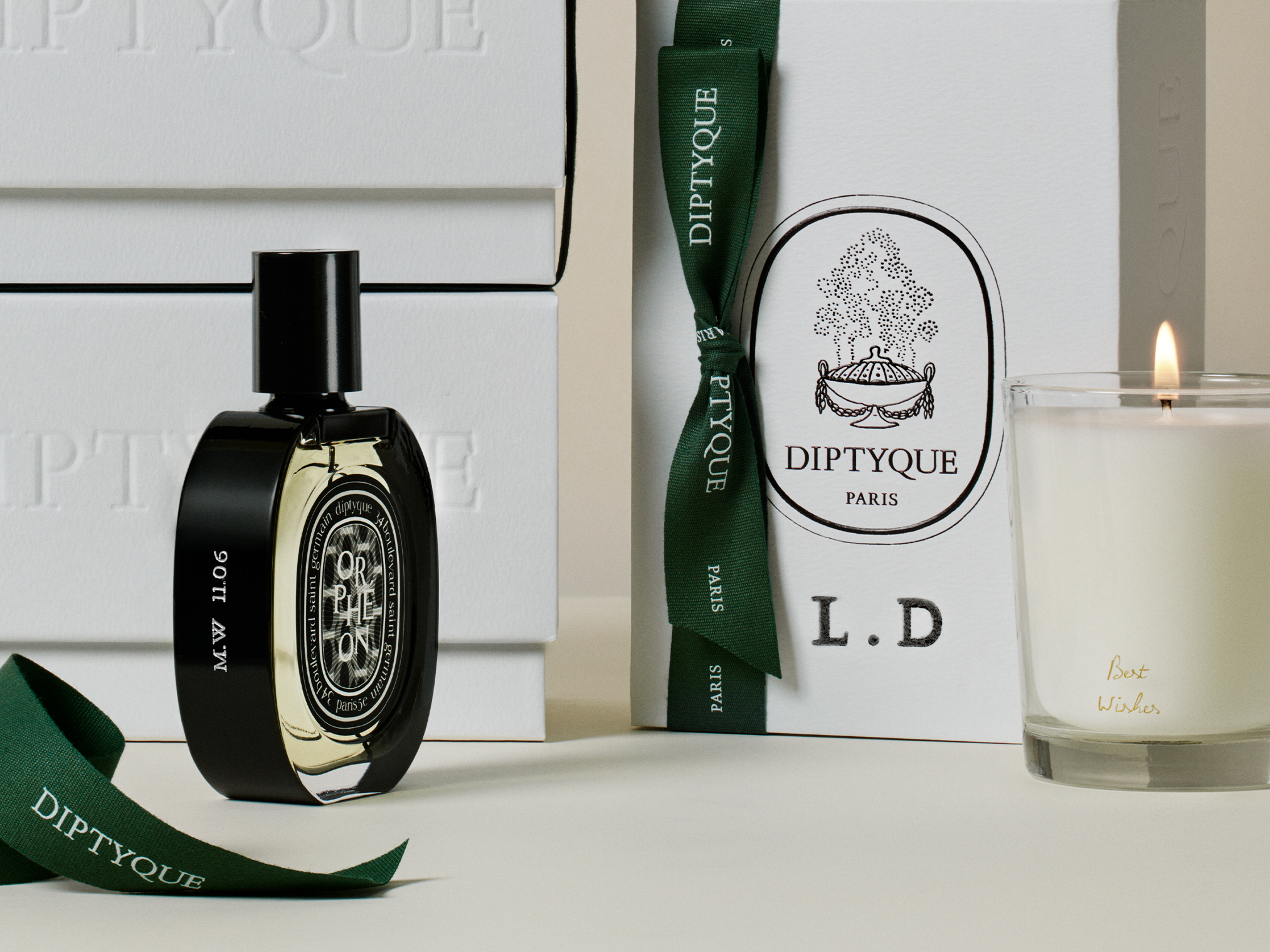Lot De 3 Bougies Diptyque 190g – Édition Limitée Discontinuée – Neuf Sans Boîte