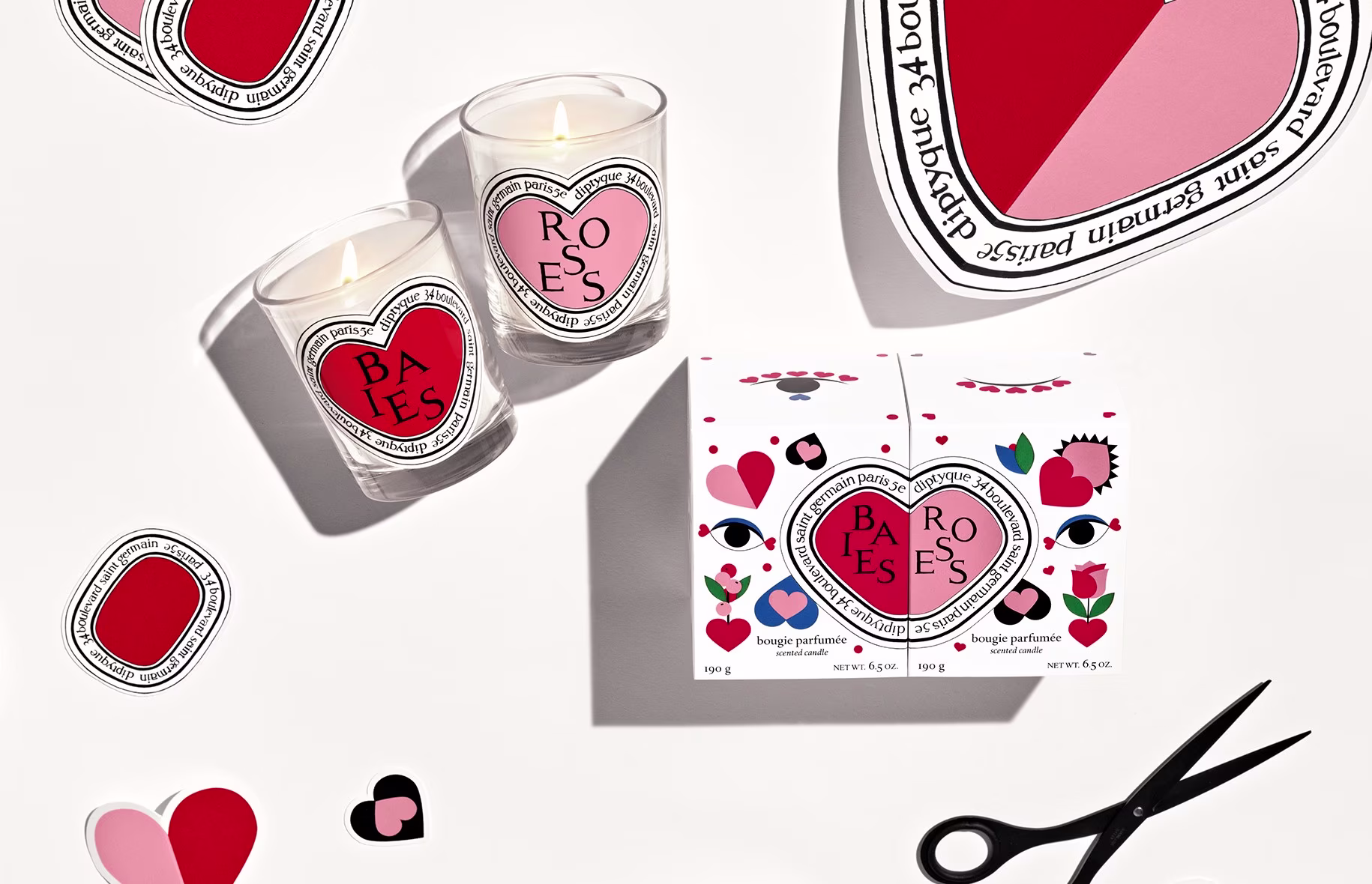 Duo de bougies Baies et Roses...