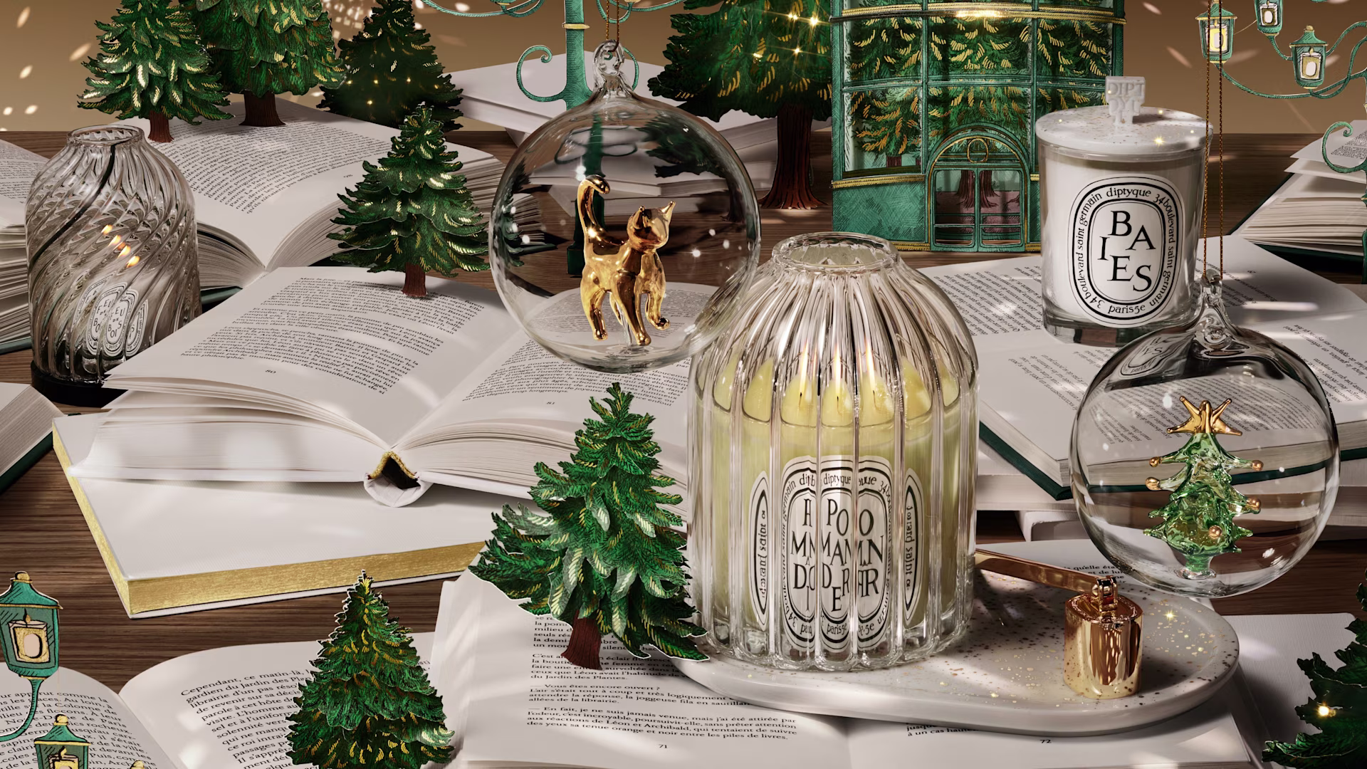 Enchanted décor for the holiday season