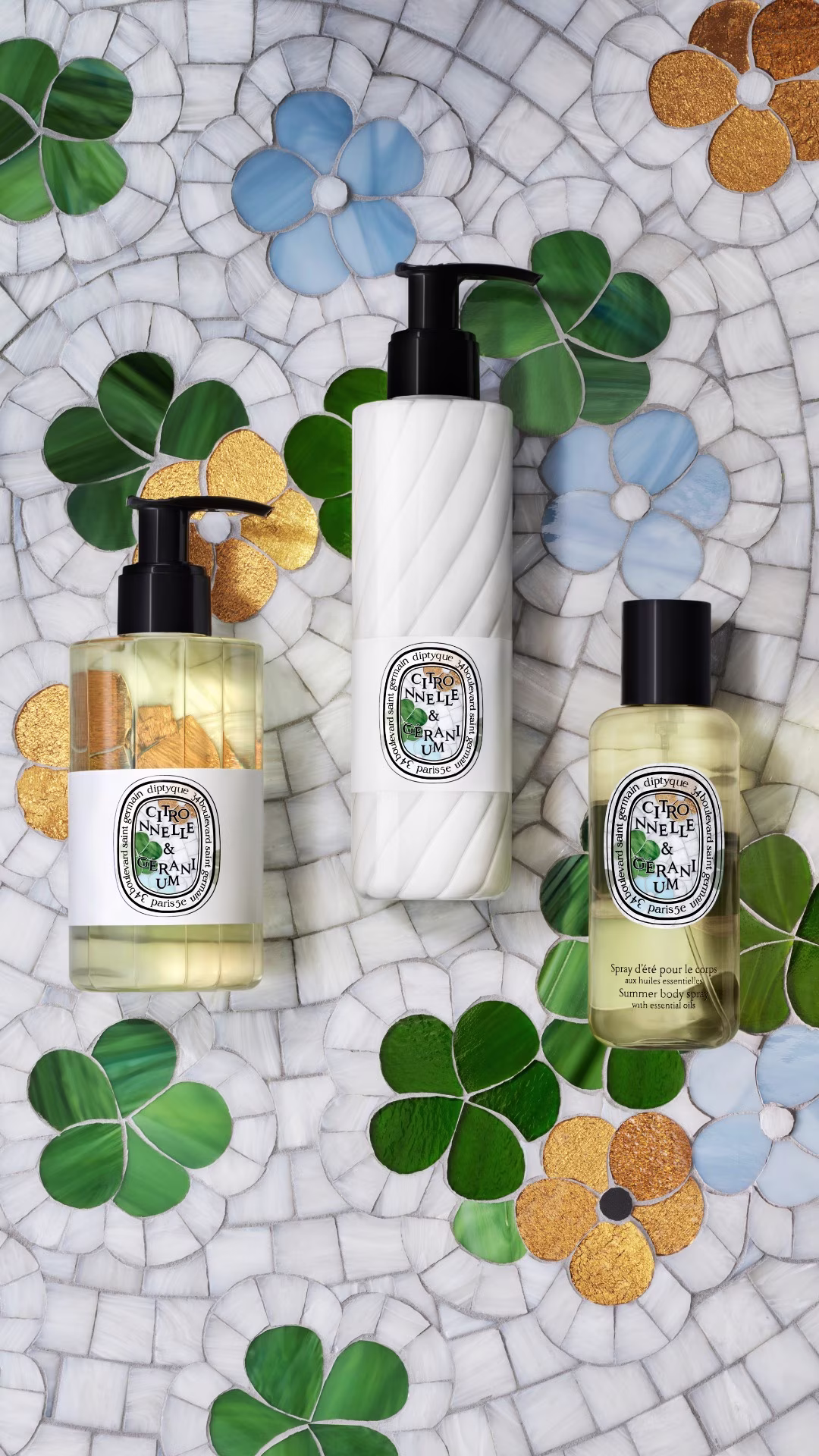 Discover Lemongrass & Géranium, a summer routine
