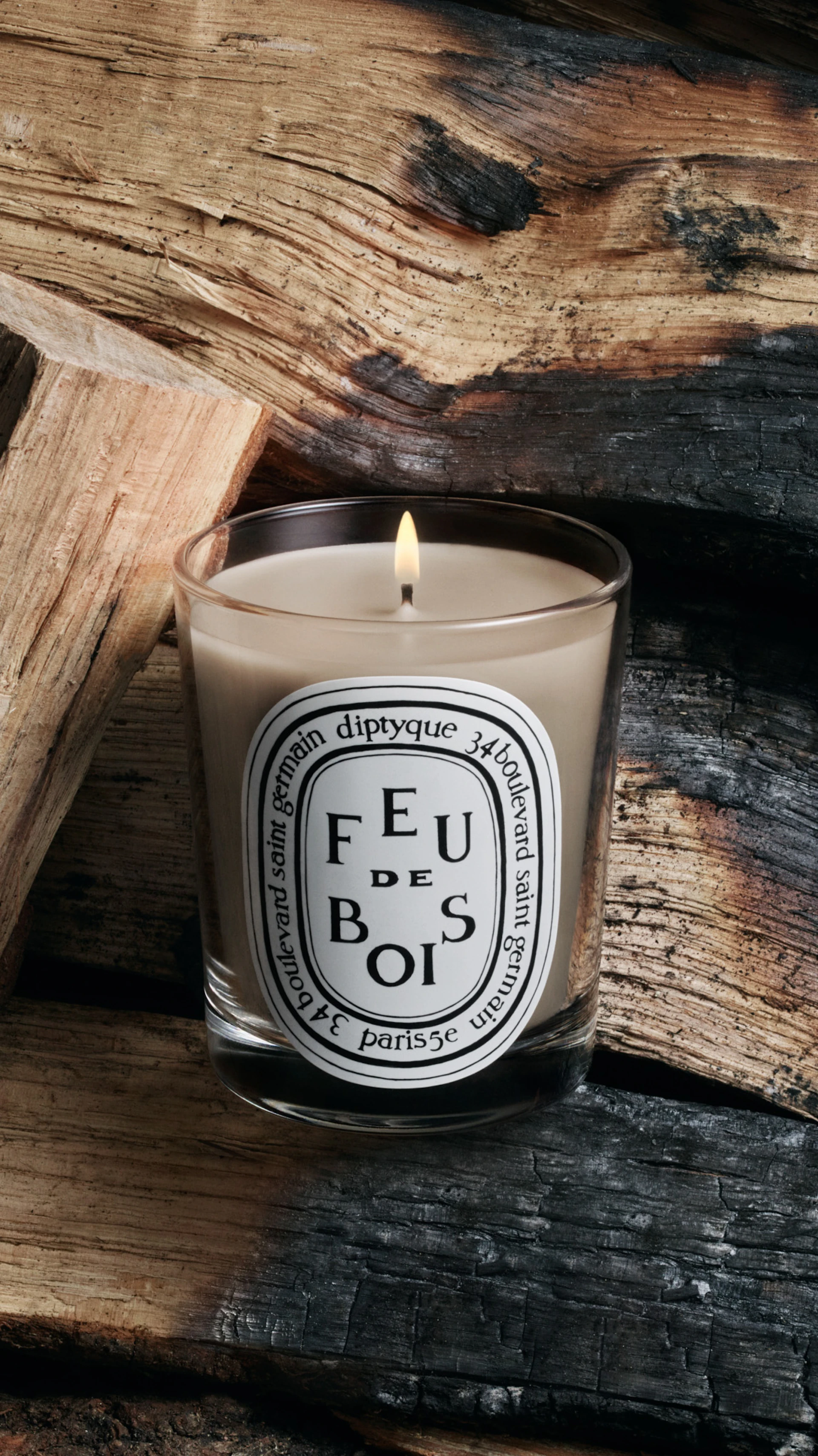 Discover Feu de Bois (Wood Fire) classic candle
