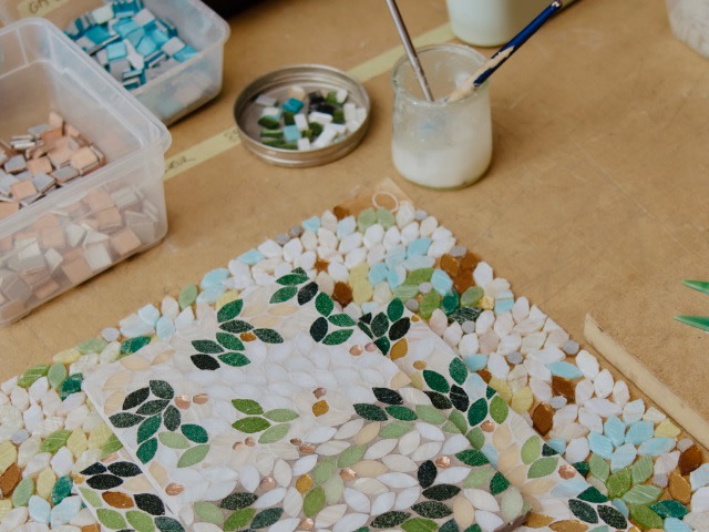 A mosaic artist's summer