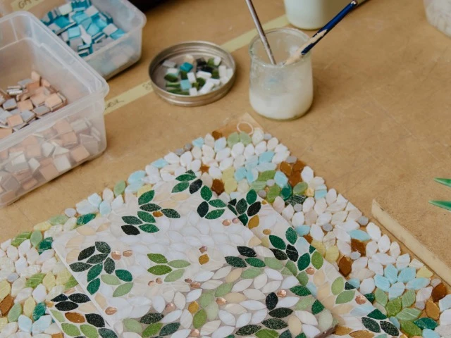 Le jardin des eaux en mosaïque