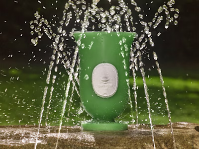 The pine green Médicis Vase