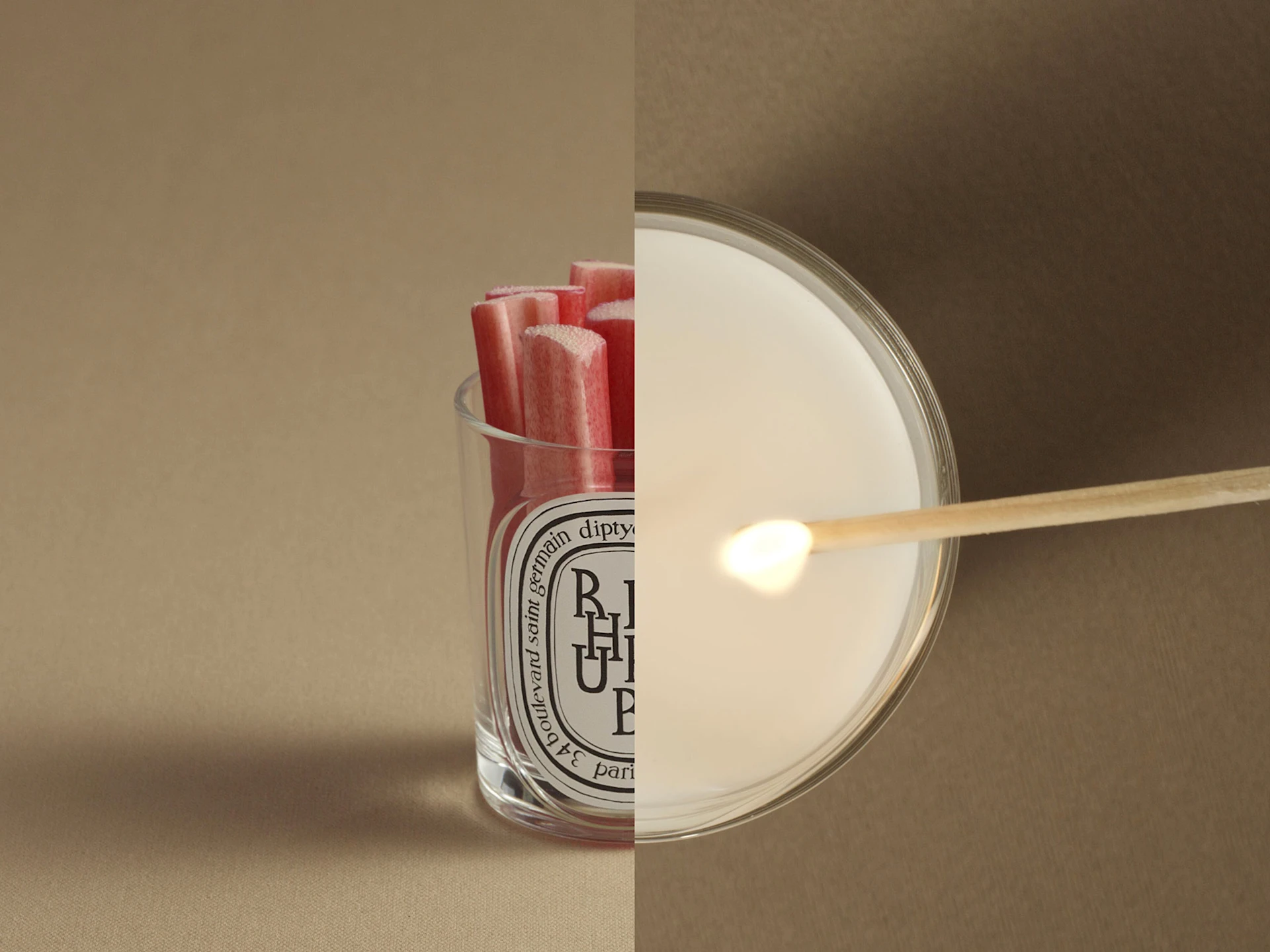 New Rhubarbe (Rhubarb) Candle