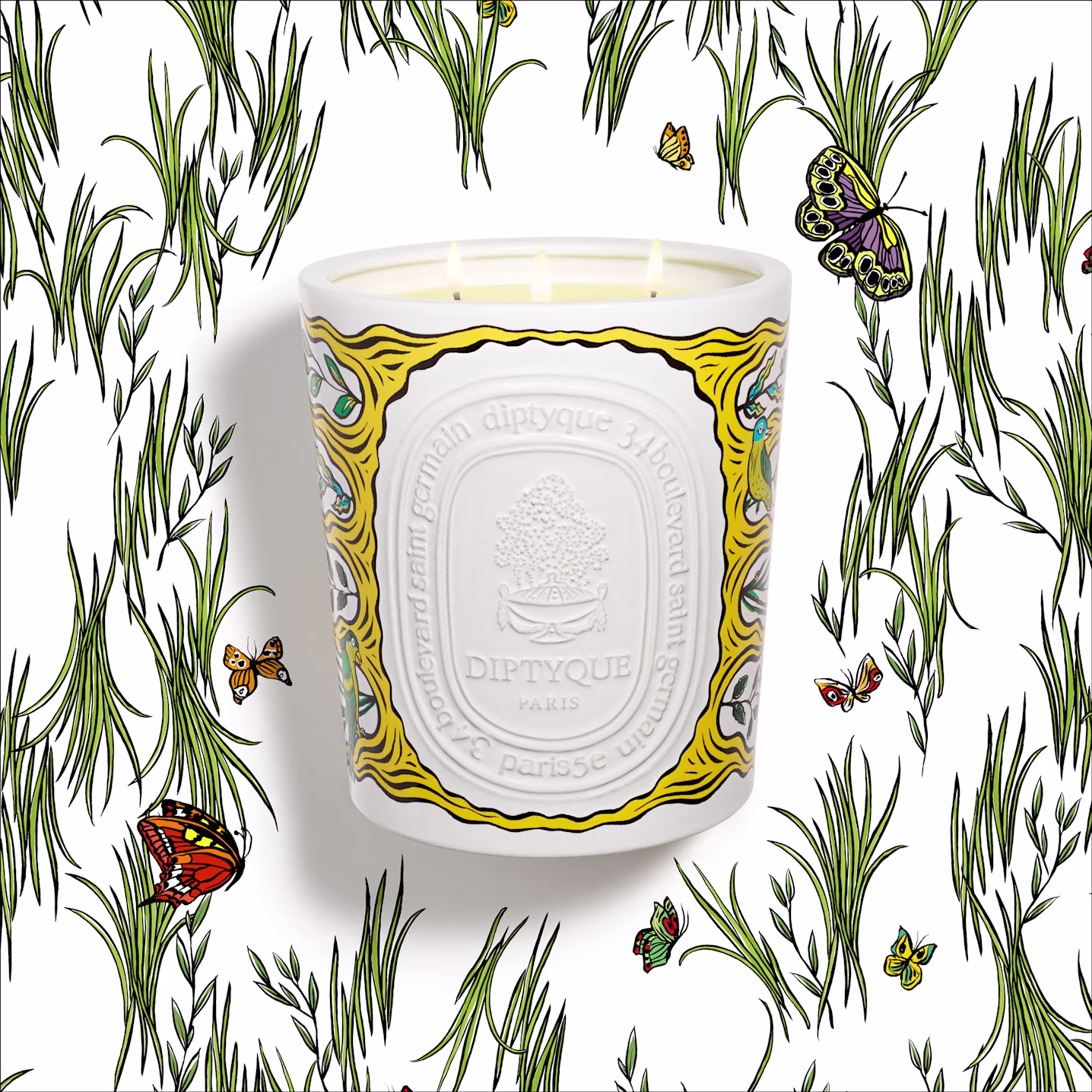 DIPTYQUE青山限定<br>エクストララージ キャンドル<br>アーティスト エディション限定発売