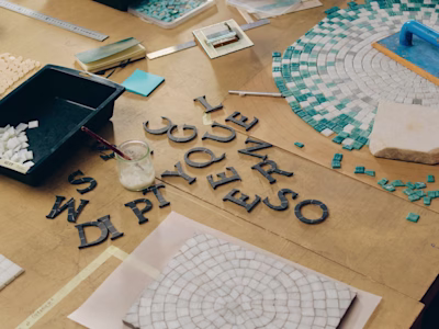 A mosaic artist's summer