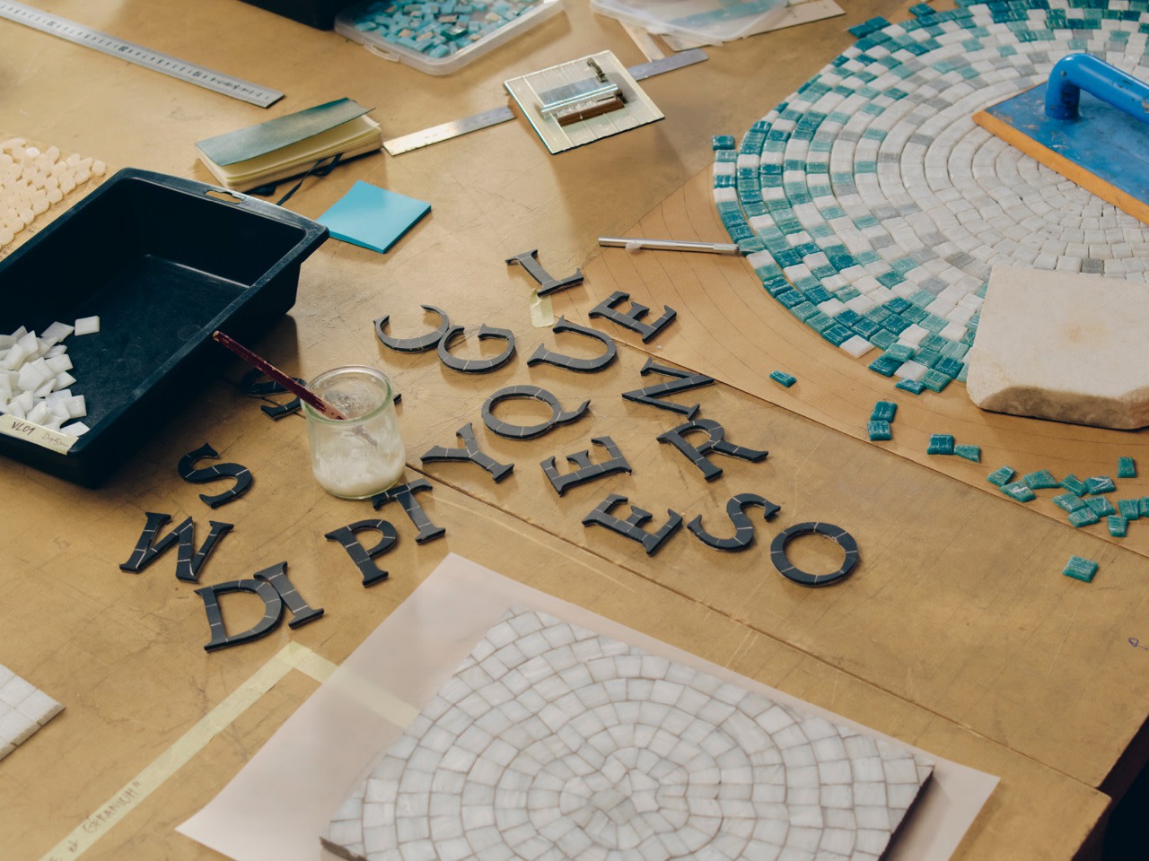 A mosaic artist's summer