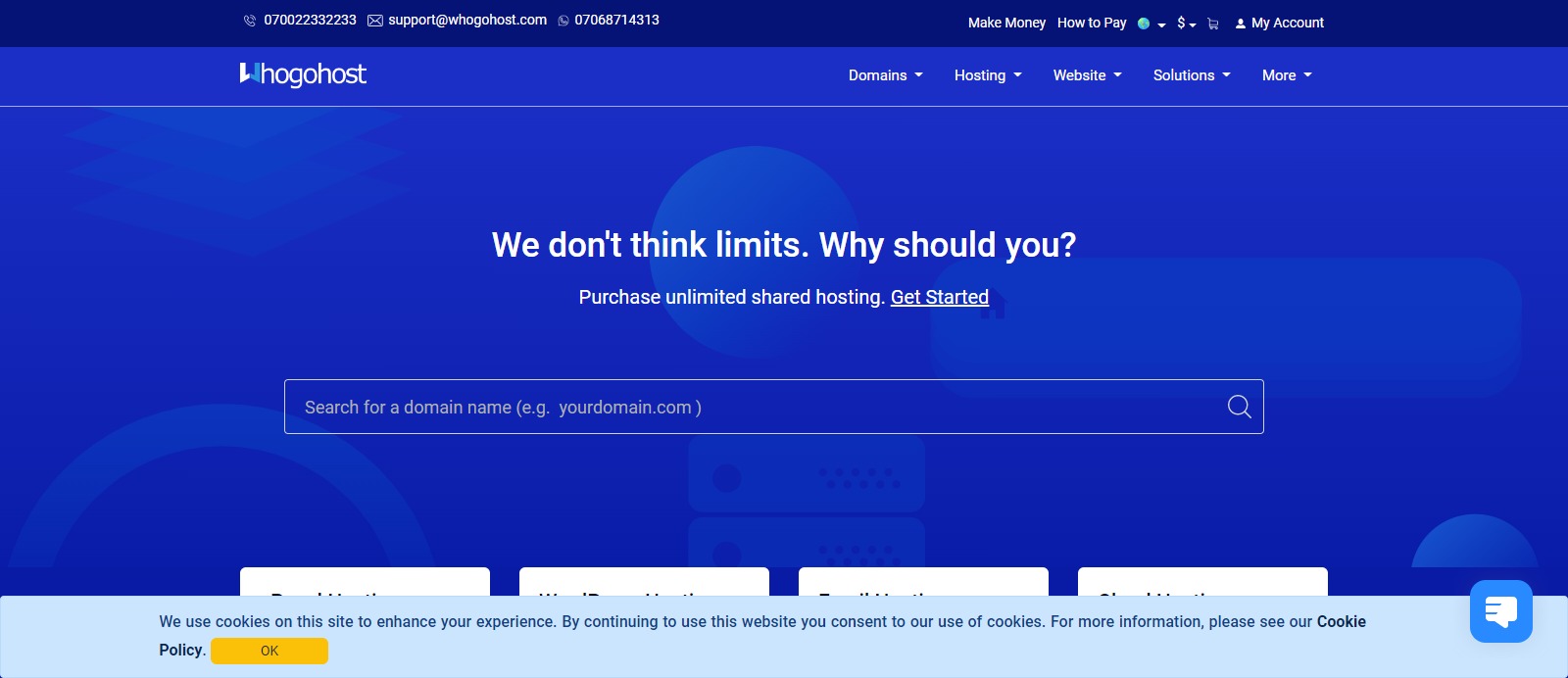 Whogohost Web Hosting Review : Read Complete Review