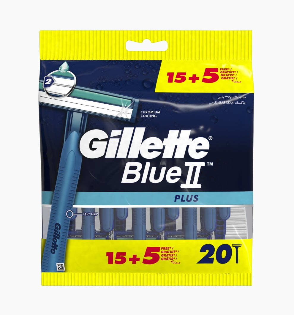 Gillette Rasoir jetable G2, 1 paquet de 5 rasoirs