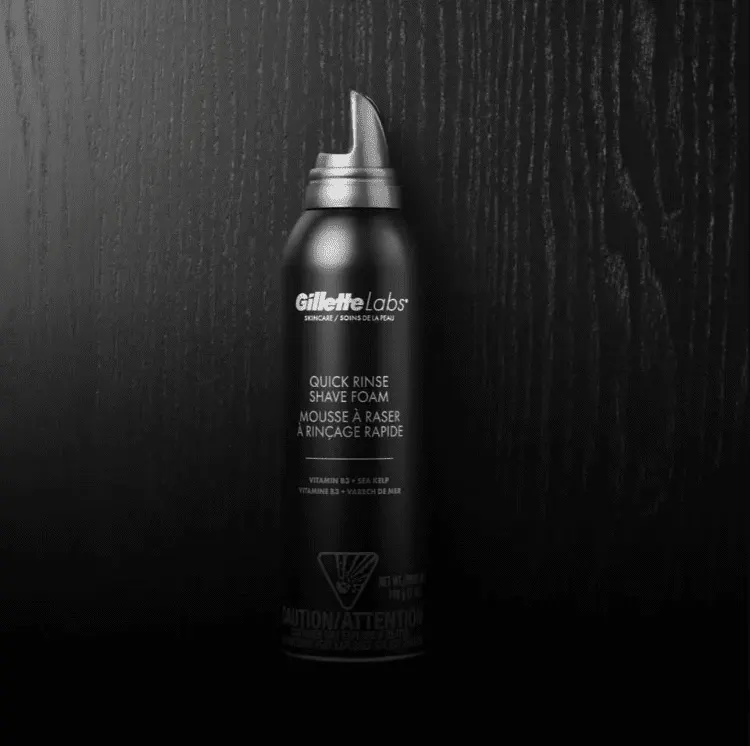 Gillette Labs Espuma De Barbear Fácil De Enxaguar