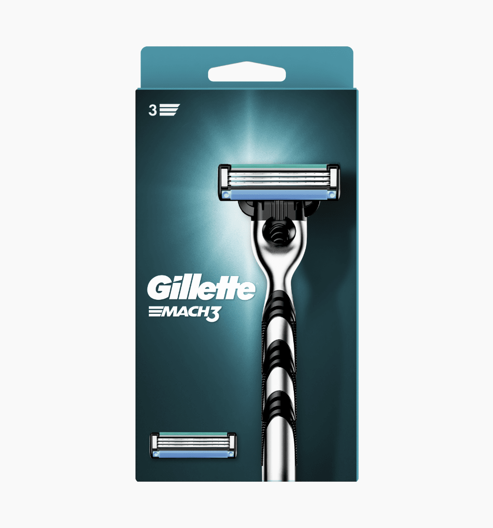 Gillette saubere Rasur | klassische, Rasierer: Gillette DE Mach3
