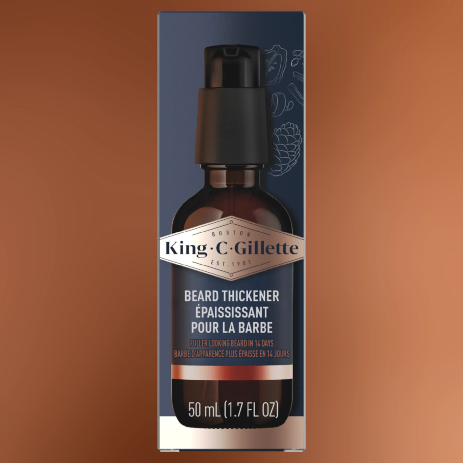 Épaississant pour la barbe King C. Gillette, 50 ml (1,7 oz)