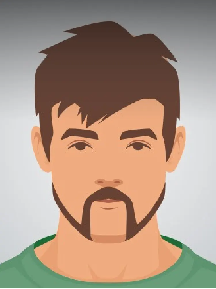 De Gunsliner baard- en snorlook
