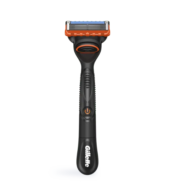 Gillette Fusion5 Power Máquina de Barbear para Homem no cartão do produto exibido no artigo