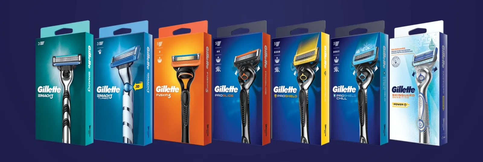 Gillette ist innovativ mit plastikfreien und recycelbaren Patronen-Rasiererpackungen