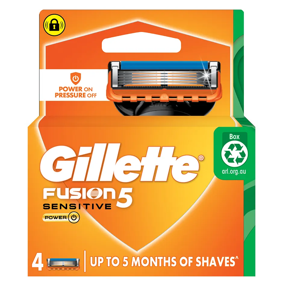 Gillette Fusion Power Razor Blades Refills