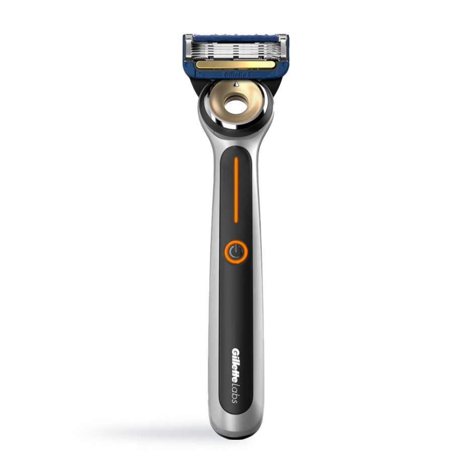 脱毛・除毛 Gillette Labs Heated Razor Gillette Heated Razor for Men, Starter Shave Kit by