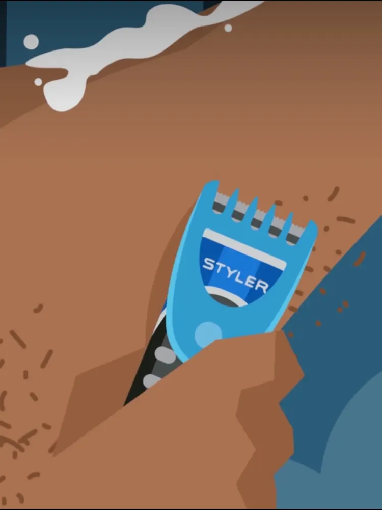 Oksels scheren met een Gillette glad scheermesje voor mannen