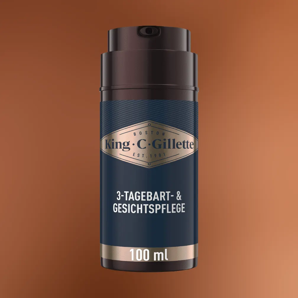 King C. Gillette Feuchtigkeitscreme für Gesicht und Bart