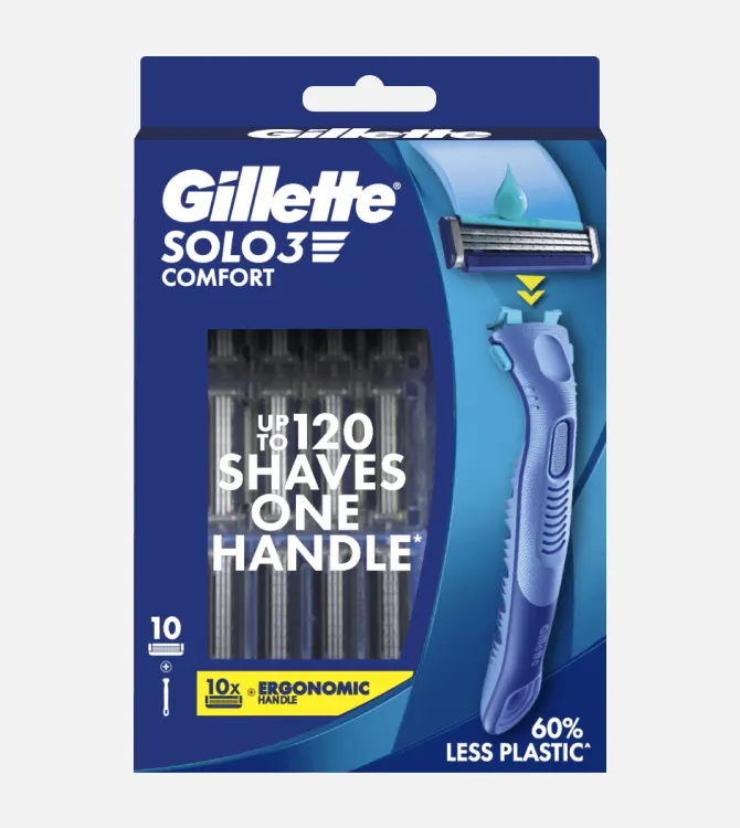Gillette SOLO3 Comfort Razor + Blades