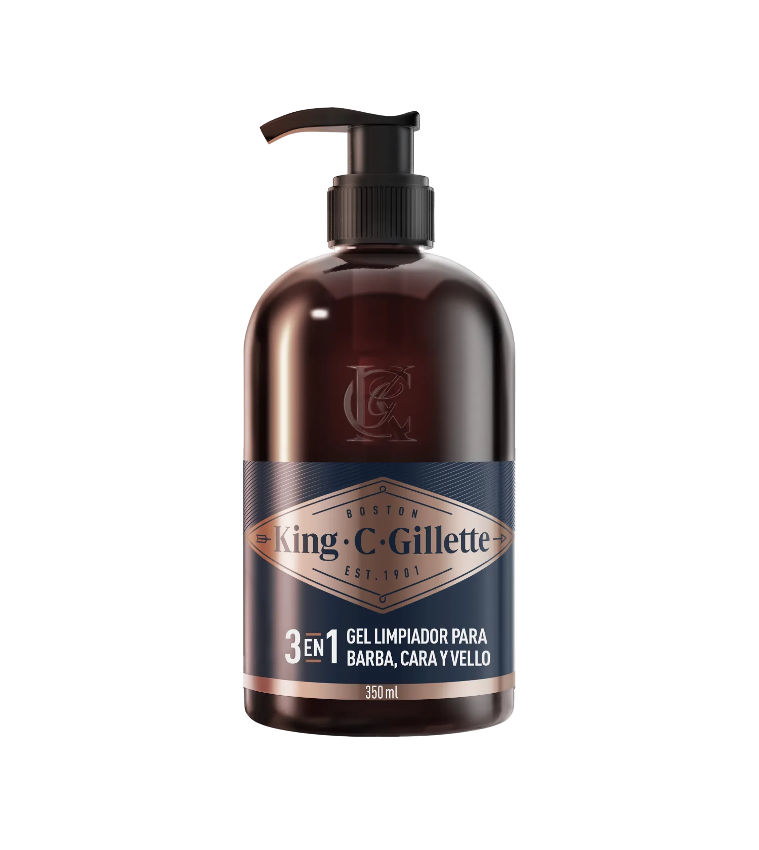 Gel De Lavagem Barba E Rosto King C. Gillette no cartão do produto exibido no artigo