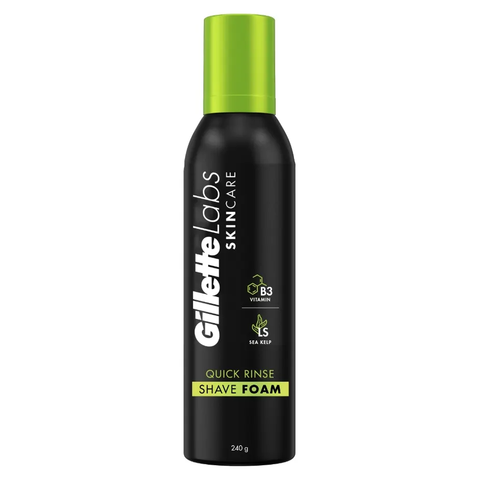 Image 1 Gillette Labs Quick Rinse Shave Foam 240ml