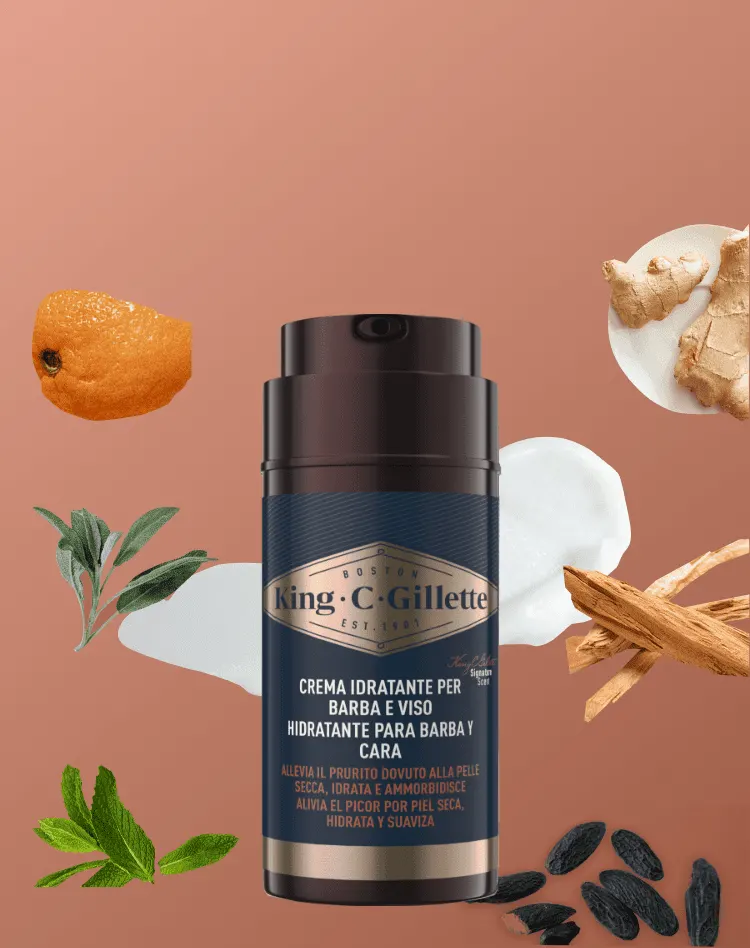 Crema idratante per barba e viso