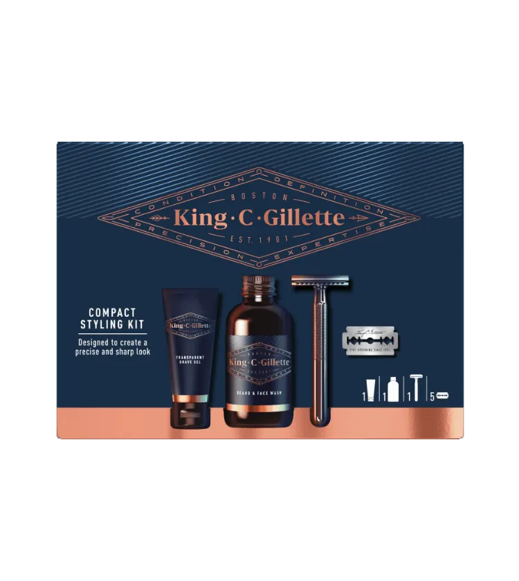 Ensemble-cadeau King C. Gillette Beard Care