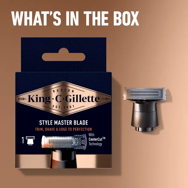Image 2 King. C Gillette Style Master Refill